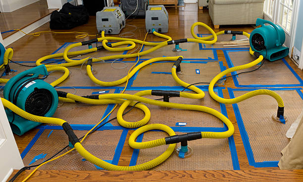 Professional Storm Water Damage Restoration technician working in Lafayette Hill, PA